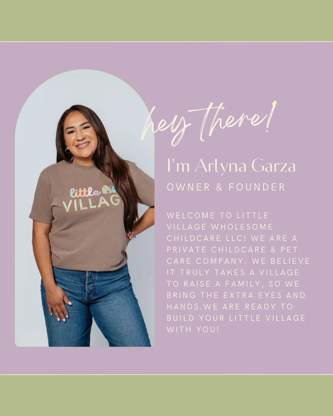 A woman wearing a t-shirt that says, hey there i'm ariana ga.